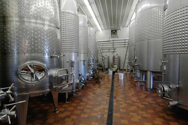 Tanks in our Suttons Bay Winery