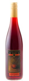 Bottle of our cherry wine that links to our fruit wines on our online store.