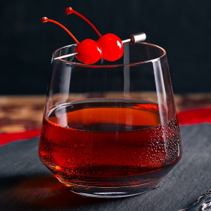 Image of a Manhattan cocktail.
