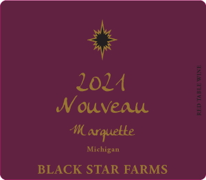 Label for the 2021 Marquette Nouveau
