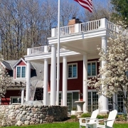 A gorgeous sunny day at Black Star Farms, the top-rated Bed and Breakfast in Traverse City area