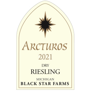 Label for the 2021 Dry Riesling.